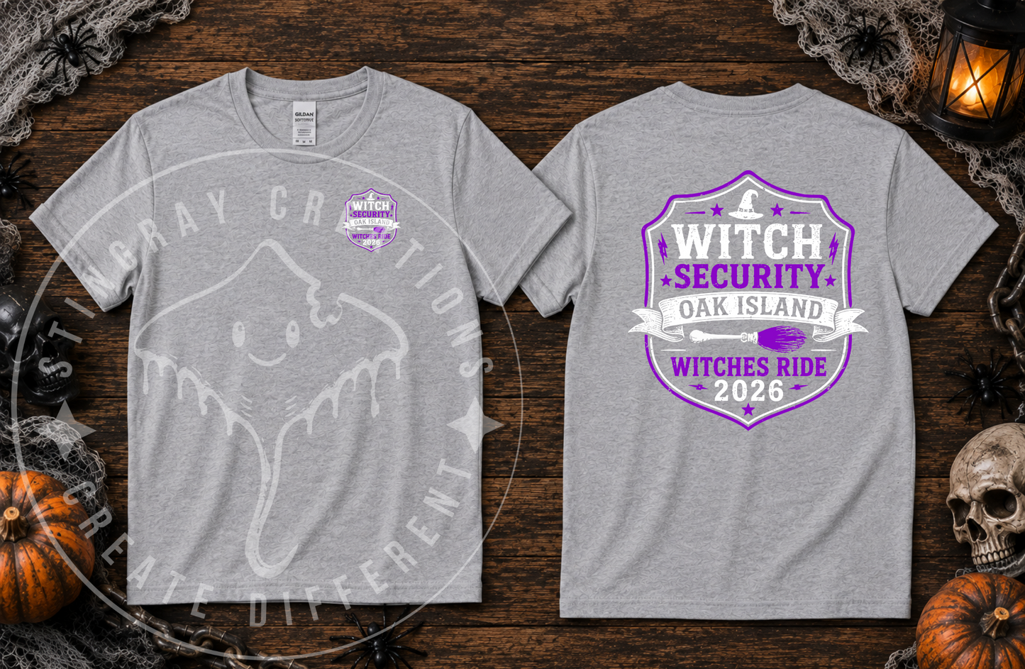 Official Oak Island Witch Security Tee 2026