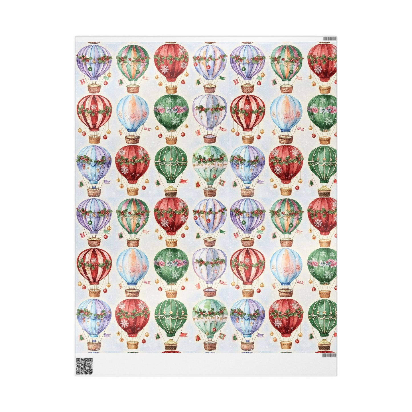 Whimsical Winter Balloons (Wrapping Papper)