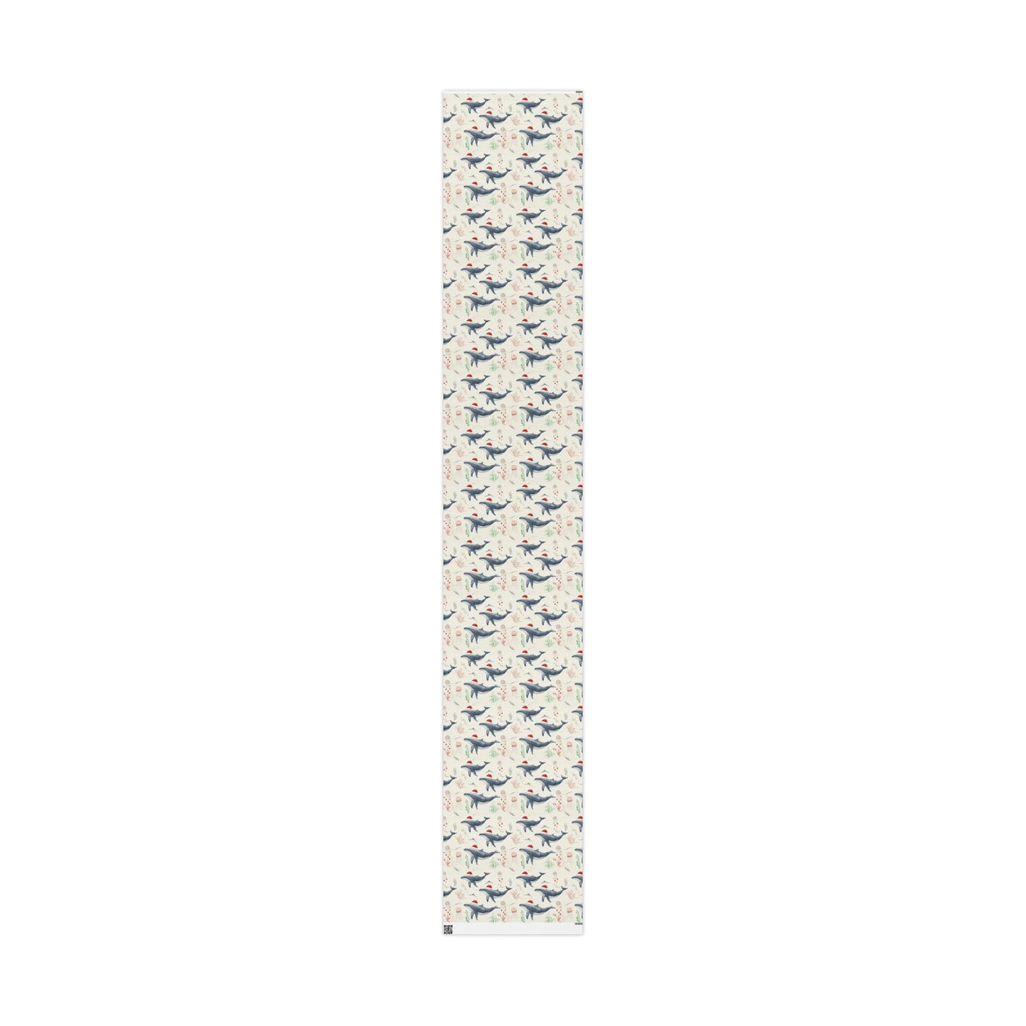 Whimsical Christmas Whale (Wrapping Papper)