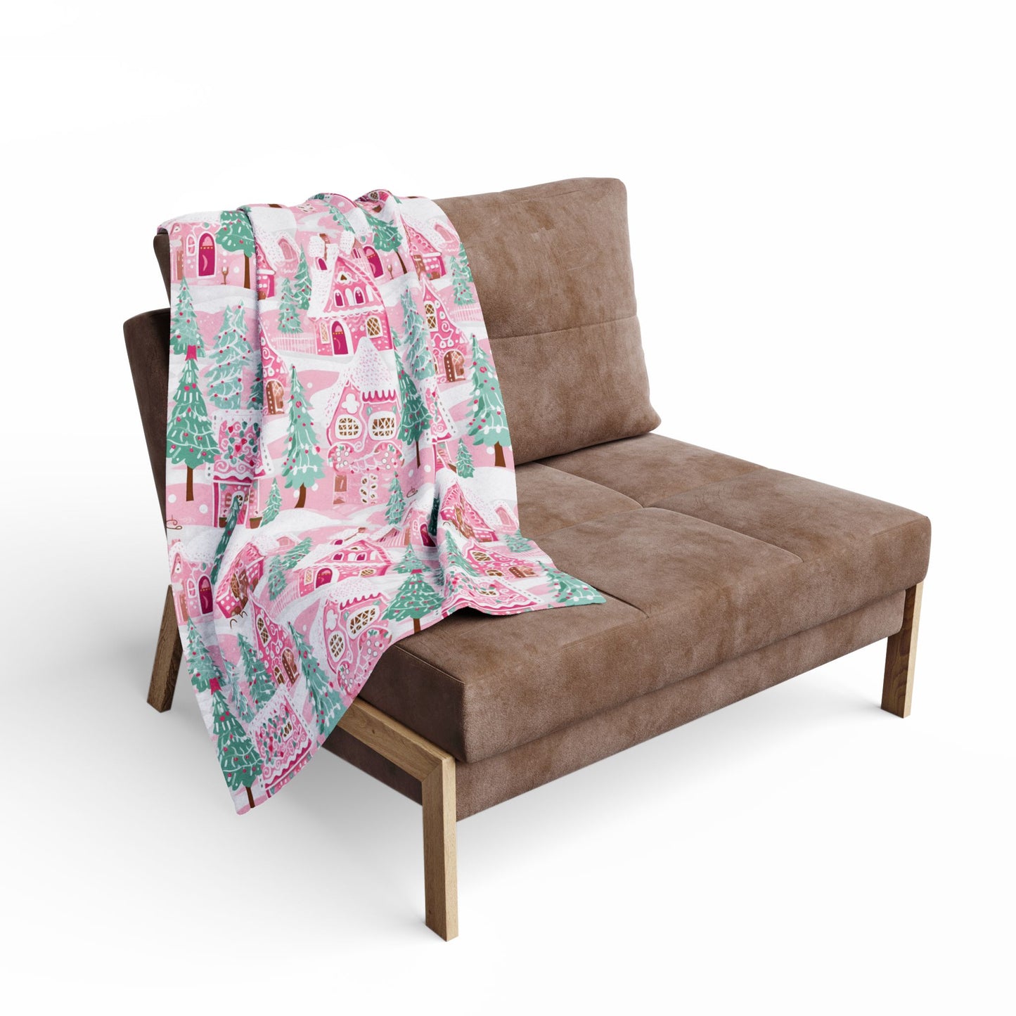 Sugarplum Christmas Town Blanket