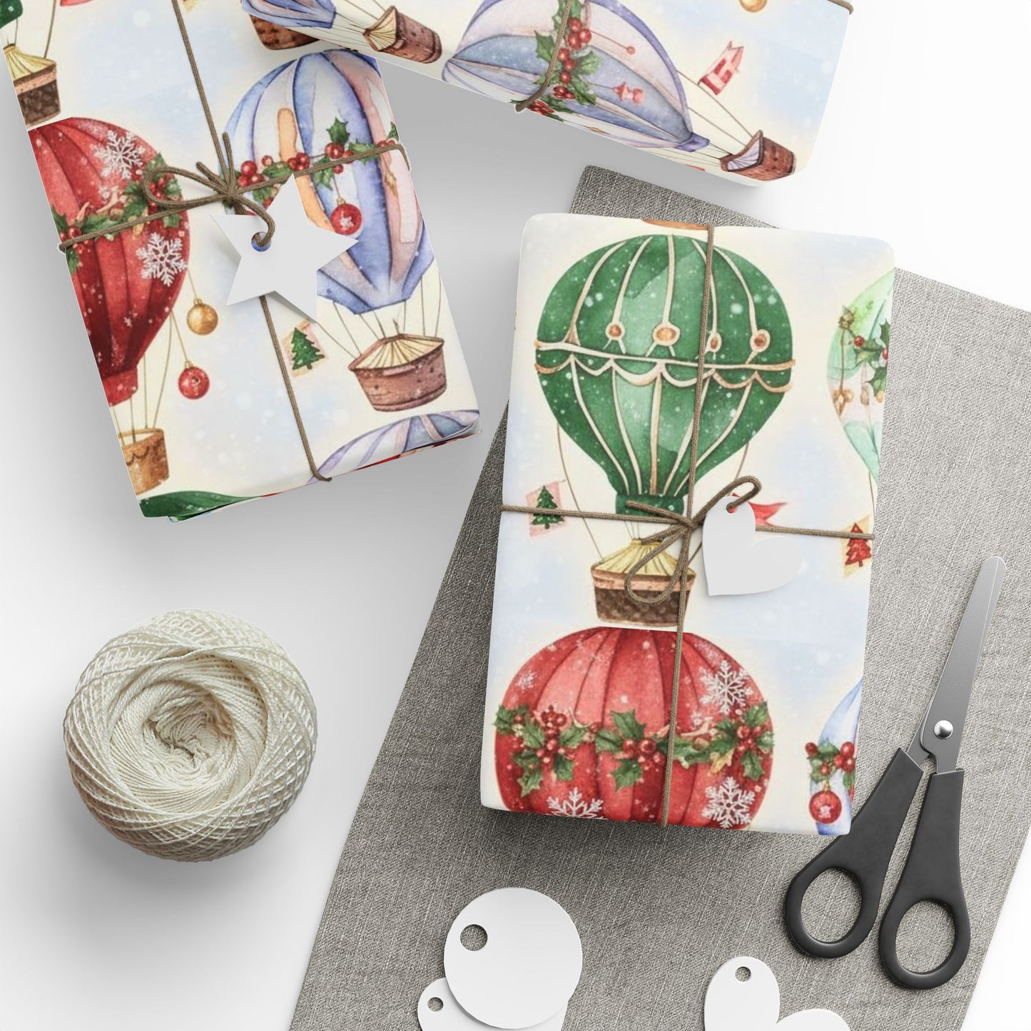 Whimsical Winter Balloons (Wrapping Papper)