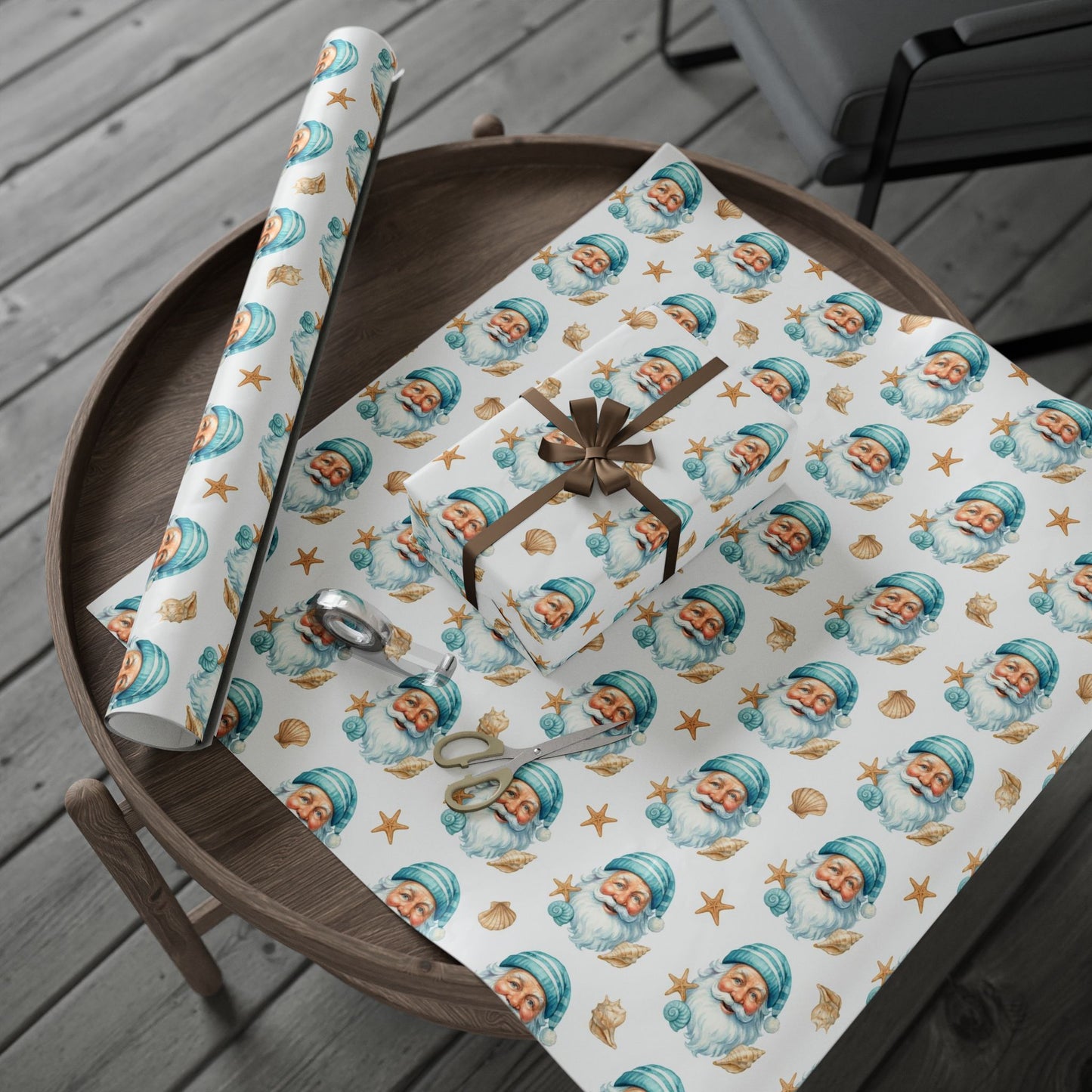 Seaside Santa (Wrapping Papper)