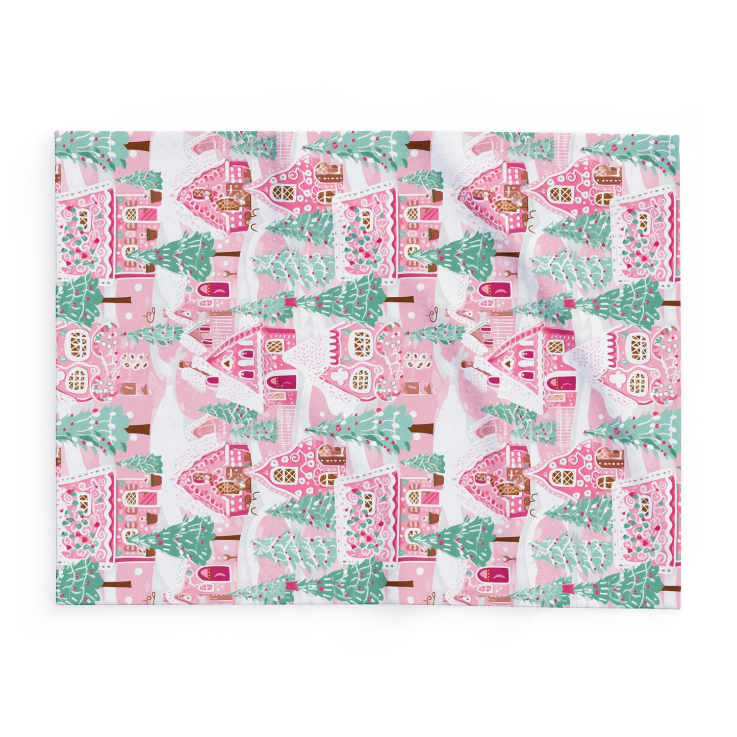 Sugarplum Christmas Town Blanket