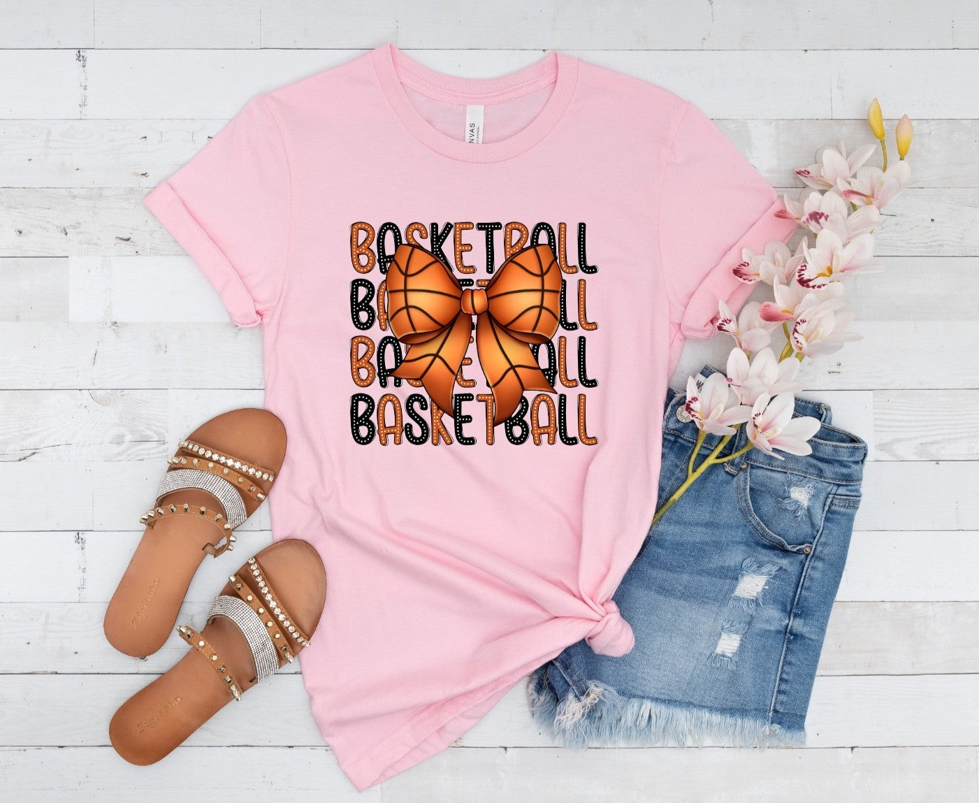 Basketball Bow T-shirt/Sweatshirt