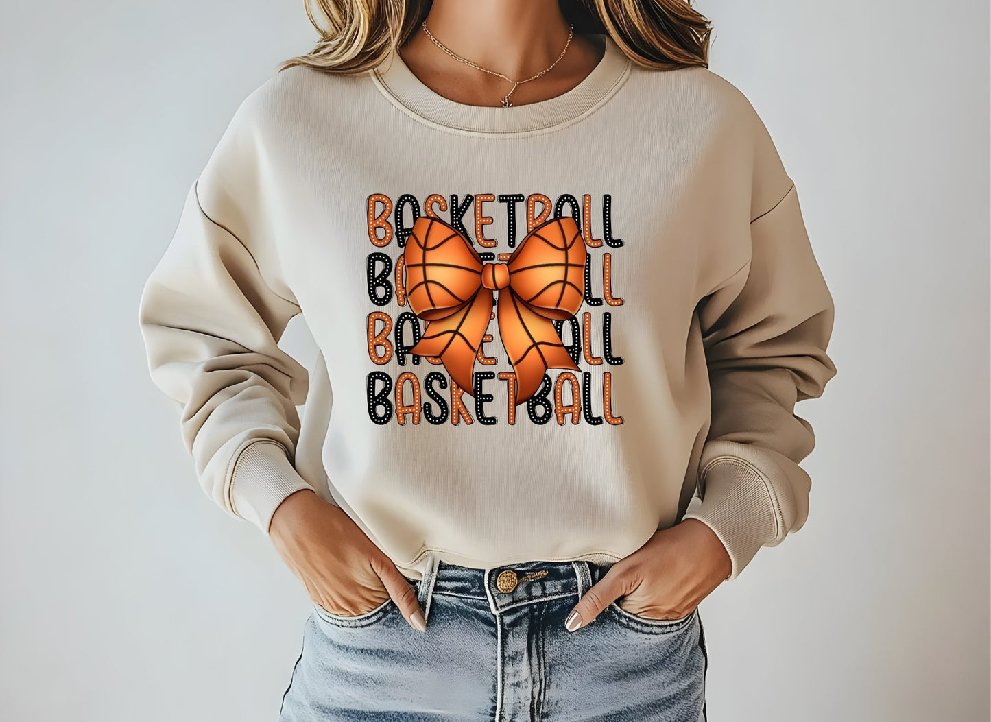Basketball Bow T-shirt/Sweatshirt