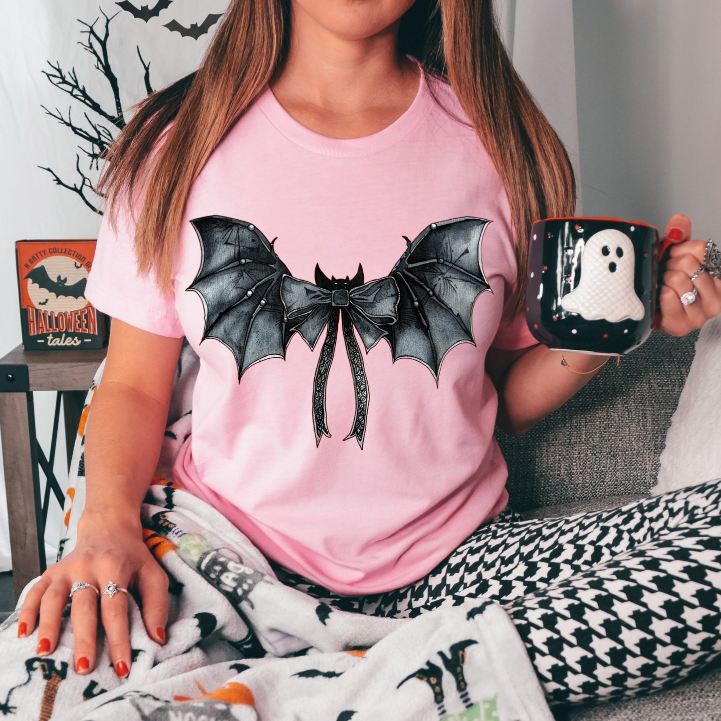 Cute Bat Bow Tee