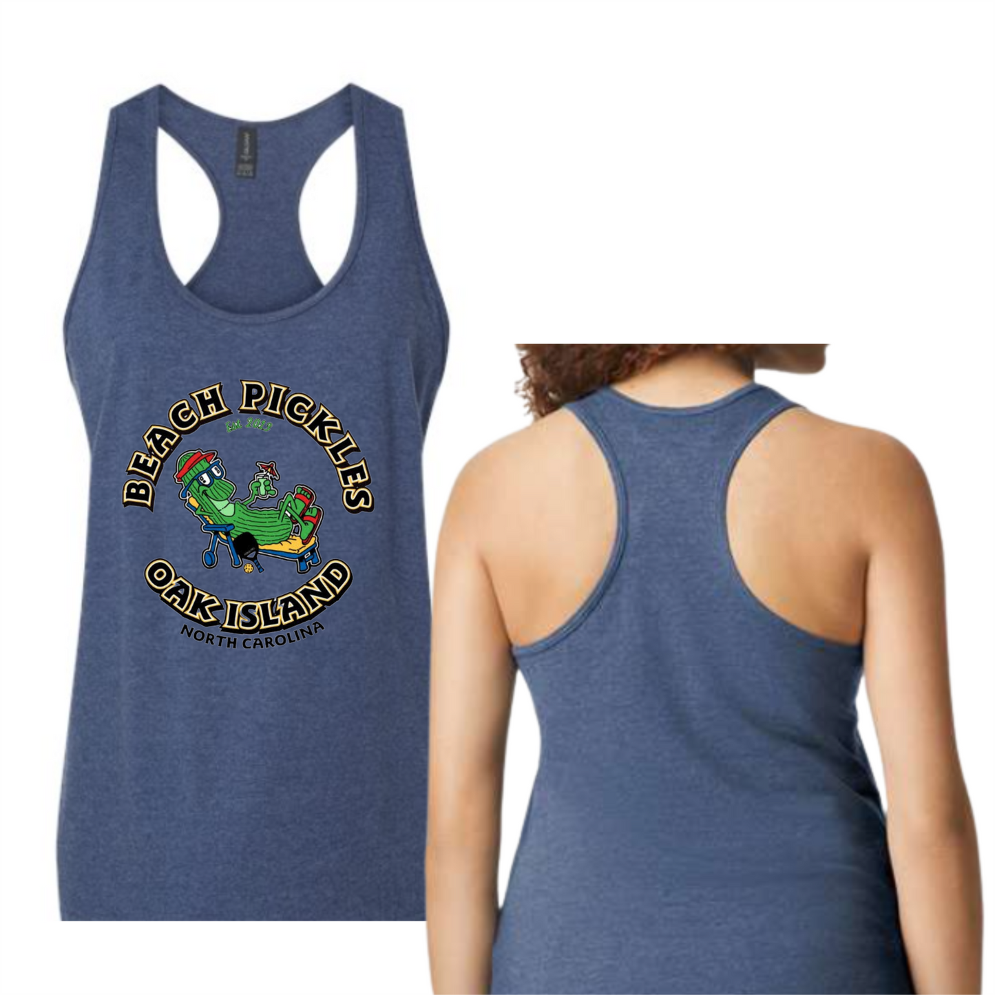 Beach Picklers Women's Racerback Tanks