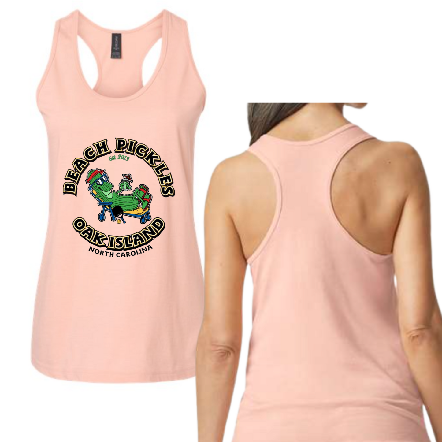 Beach Picklers Women's Racerback Tanks