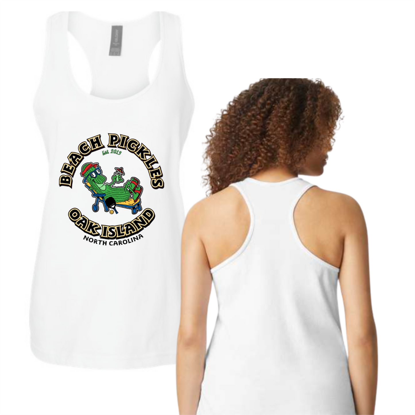 Beach Picklers Women's Racerback Tanks