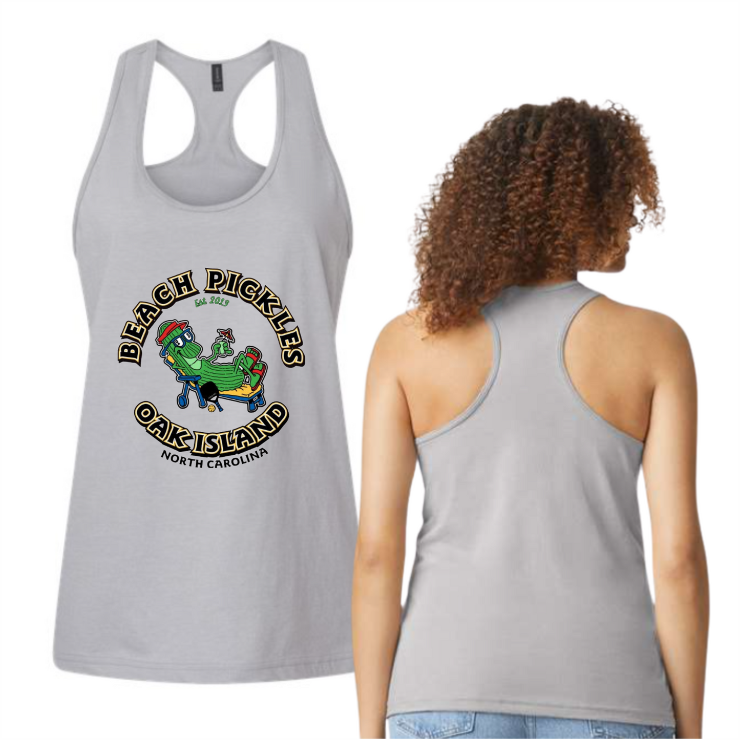 Beach Picklers Women's Racerback Tanks