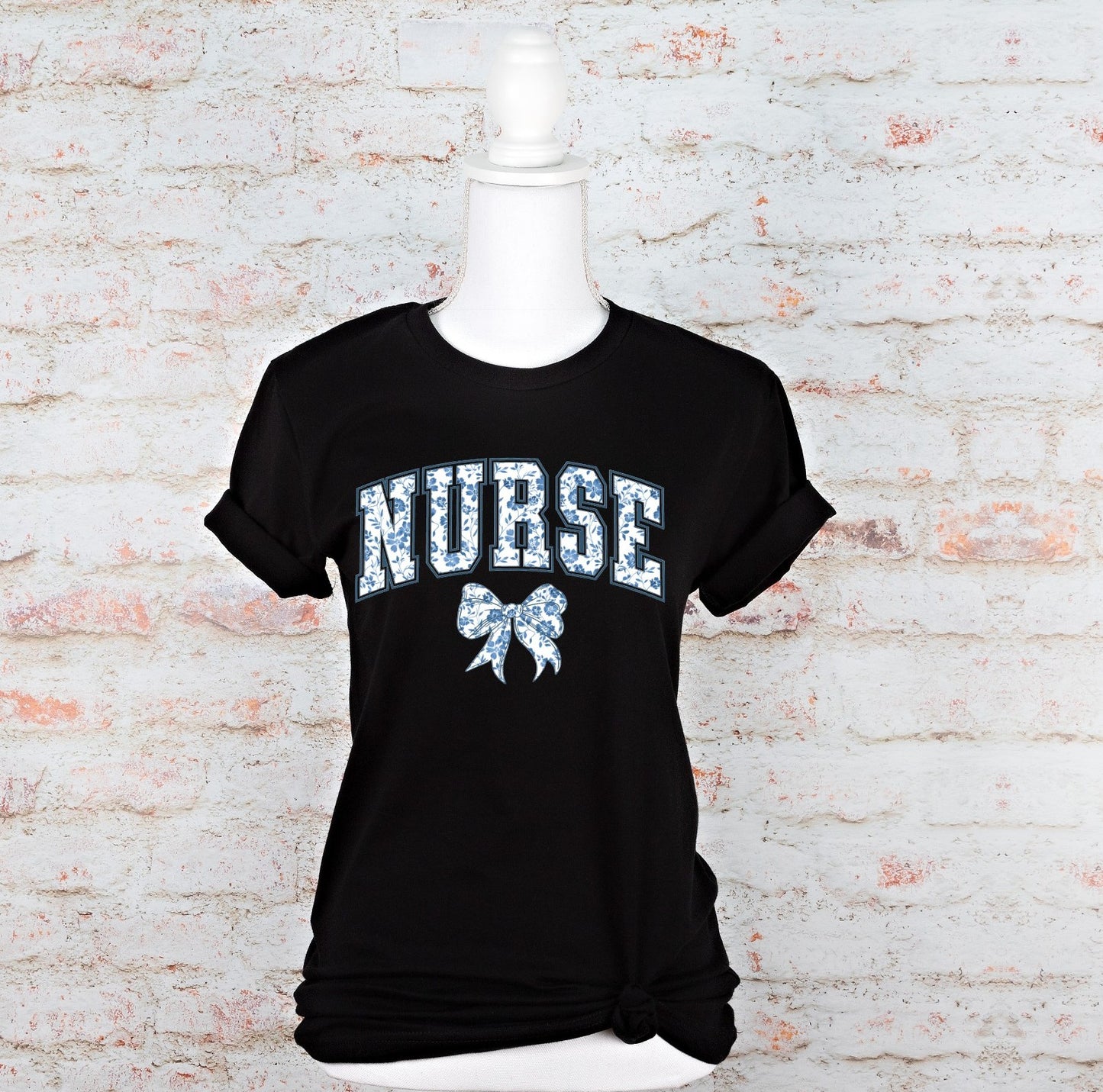 Vintage Nurse Bow T-shirt/Sweatshirt