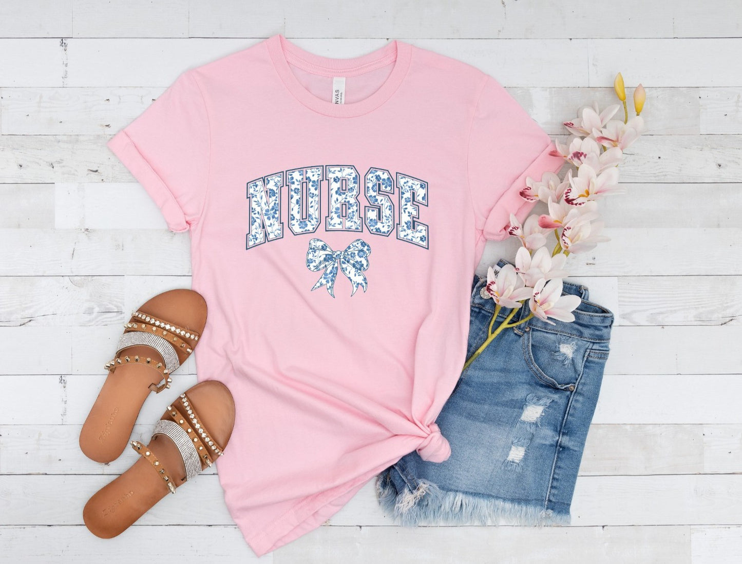 Vintage Nurse Bow T-shirt/Sweatshirt
