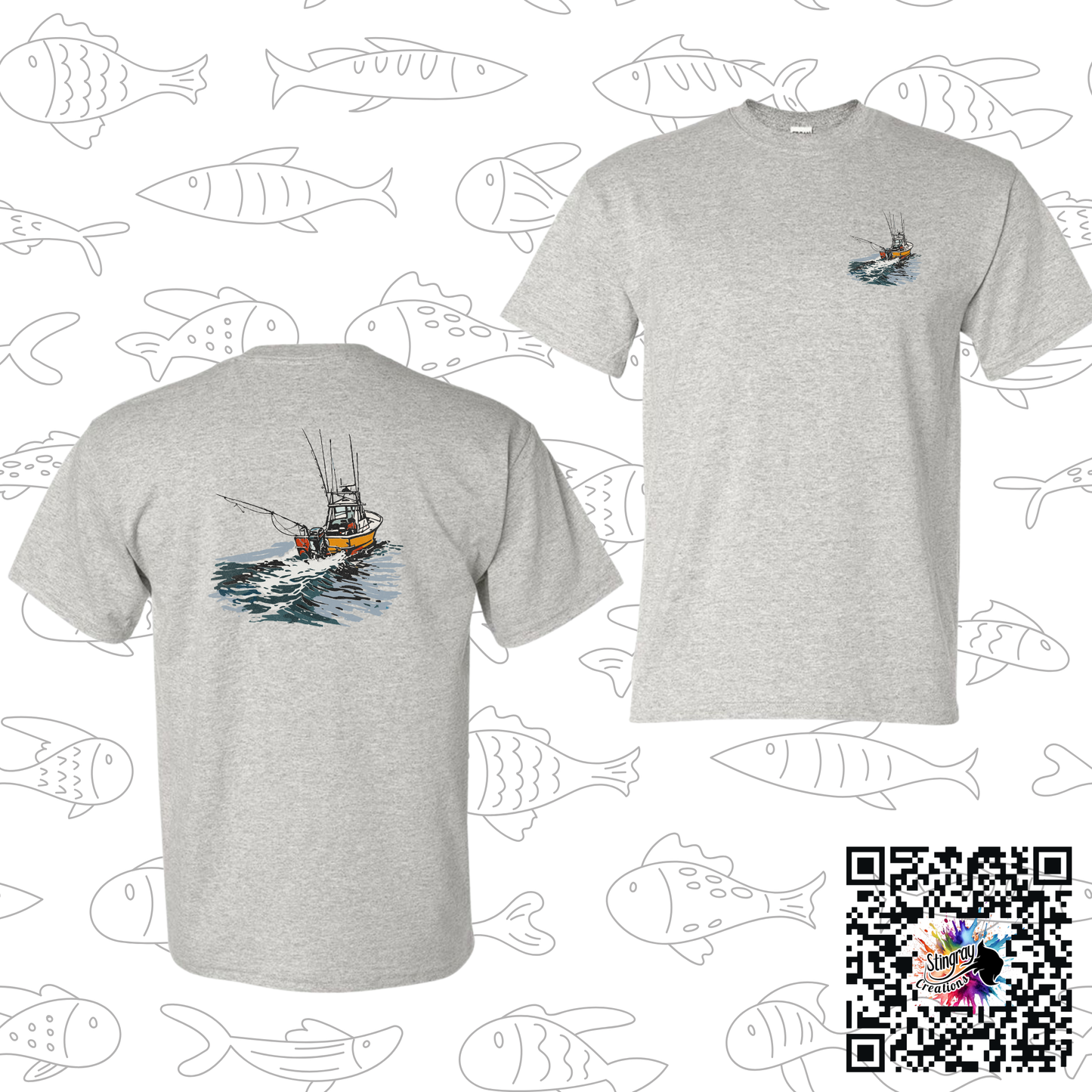 Offshore Run Fishing Tee