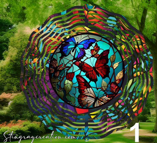 Butterfly Wind Spinner