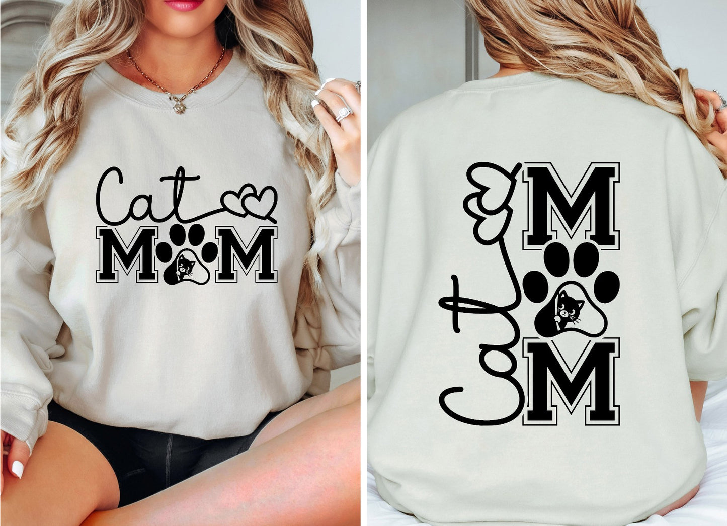 Cat mom T-shirt/Sweatshirt