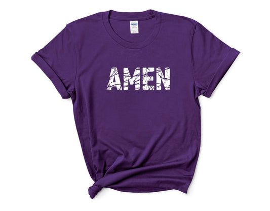Distressed Amen T-shirt/Sweatshirt