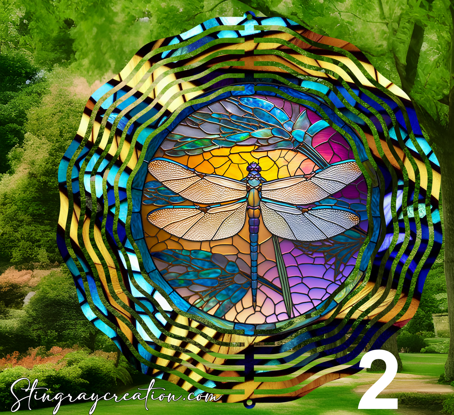 Dragonfly Wind Spinner