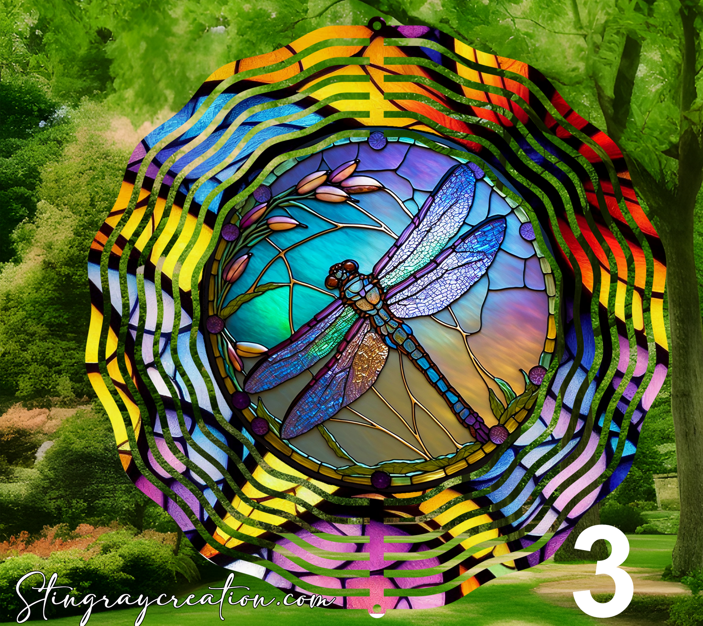 Dragonfly Wind Spinner
