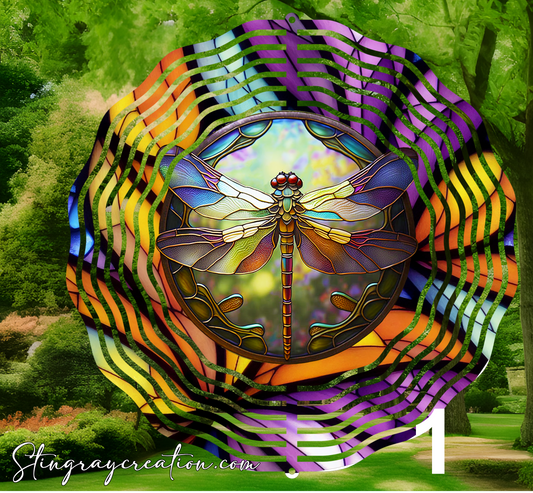 Dragonfly Wind Spinner