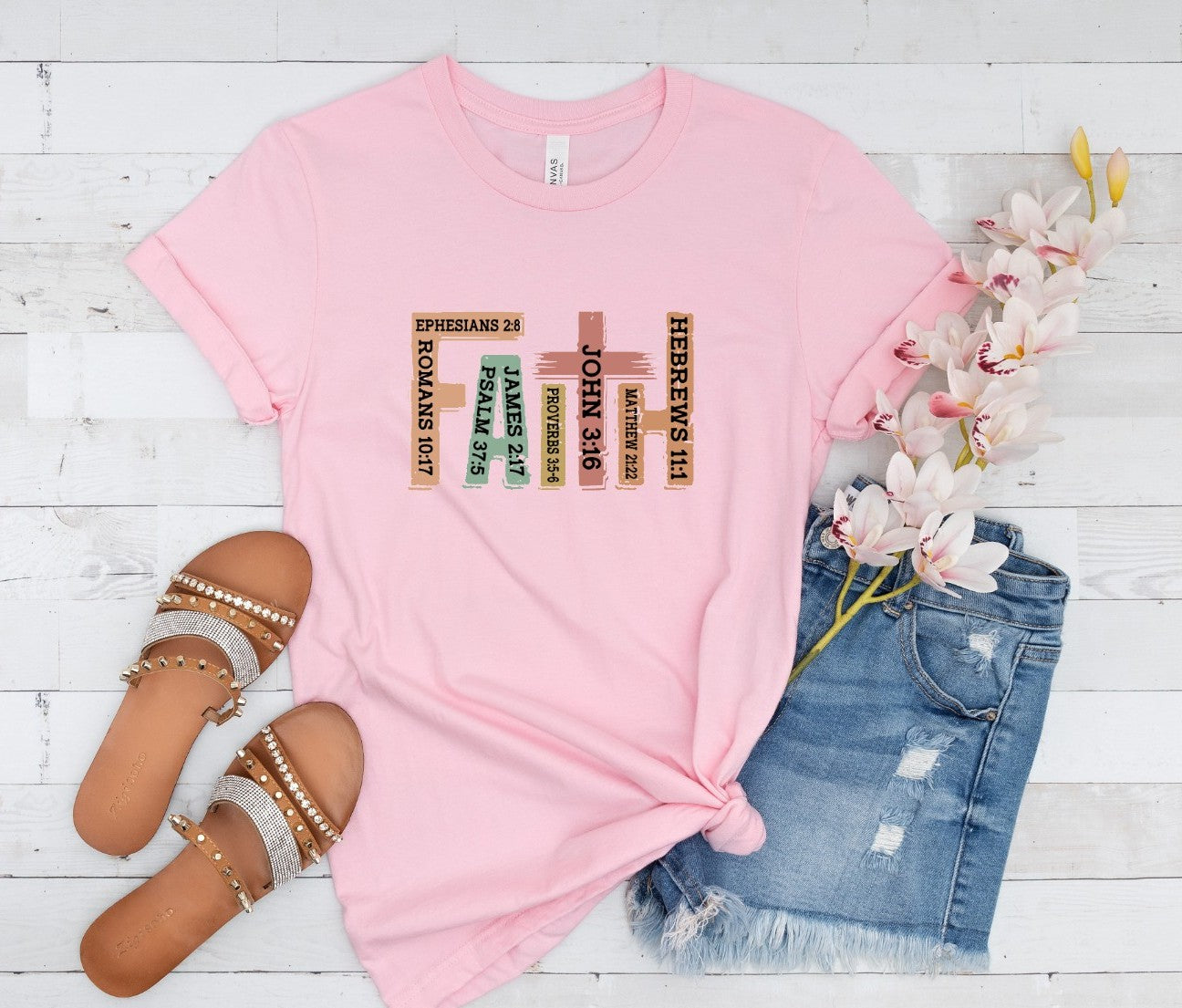 Color Block Faith T-shirt/Sweatshirt