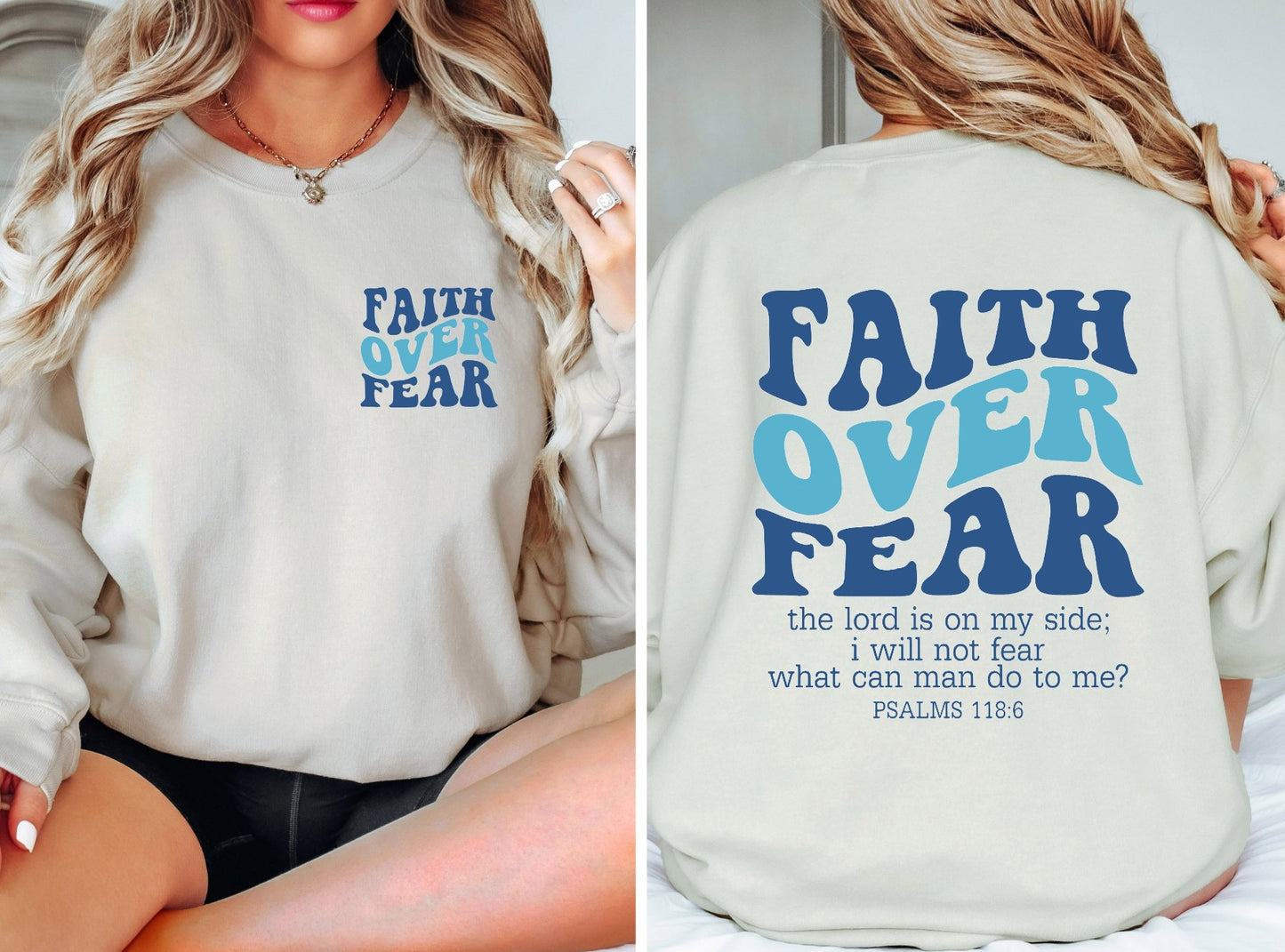 Faith Over Fear Wave T-shirt/Sweatshirt