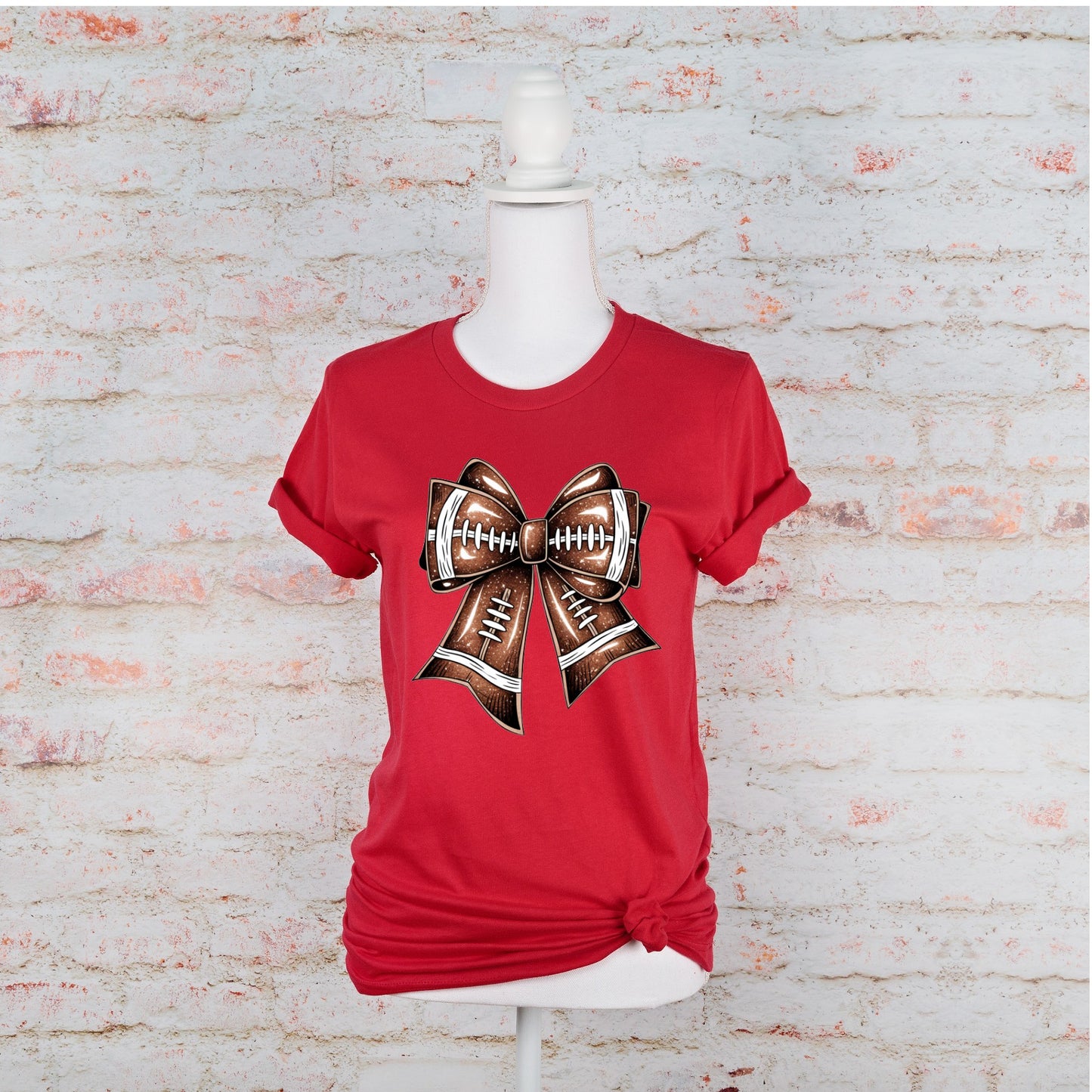 Football Bow T-shirt/Sweatshirt