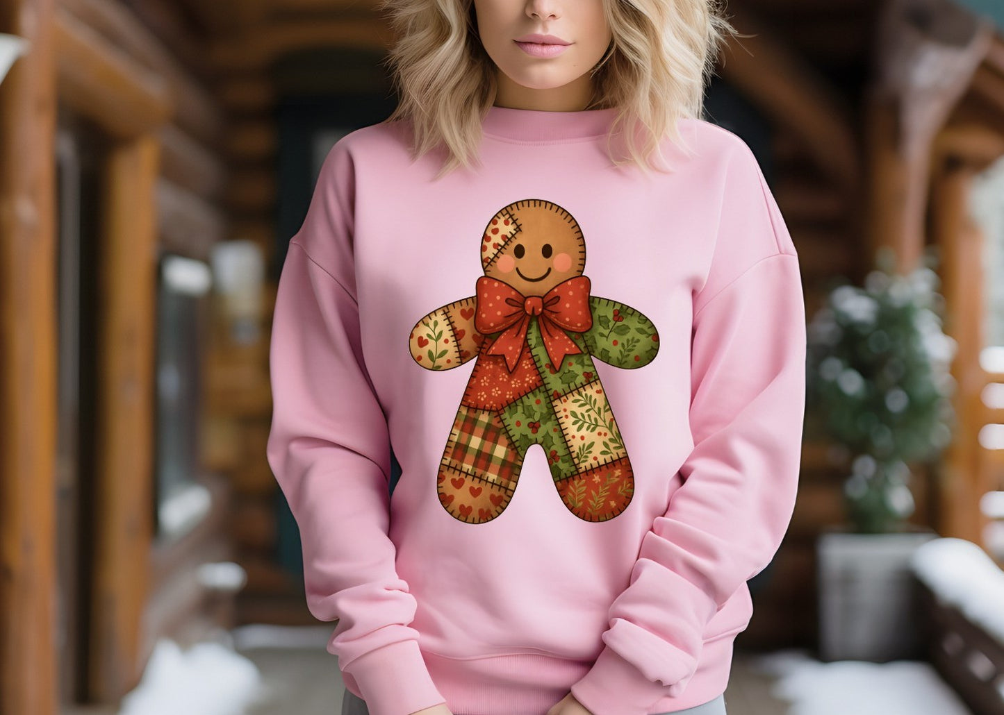 Patchwork Gingerbread Man