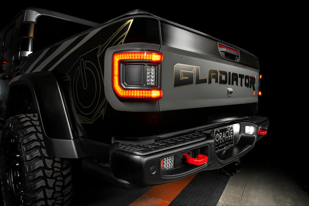ORACLE LIGHTING FLUSH MOUNT LED TAIL LIGHTS FOR JEEP GLADIATOR JT