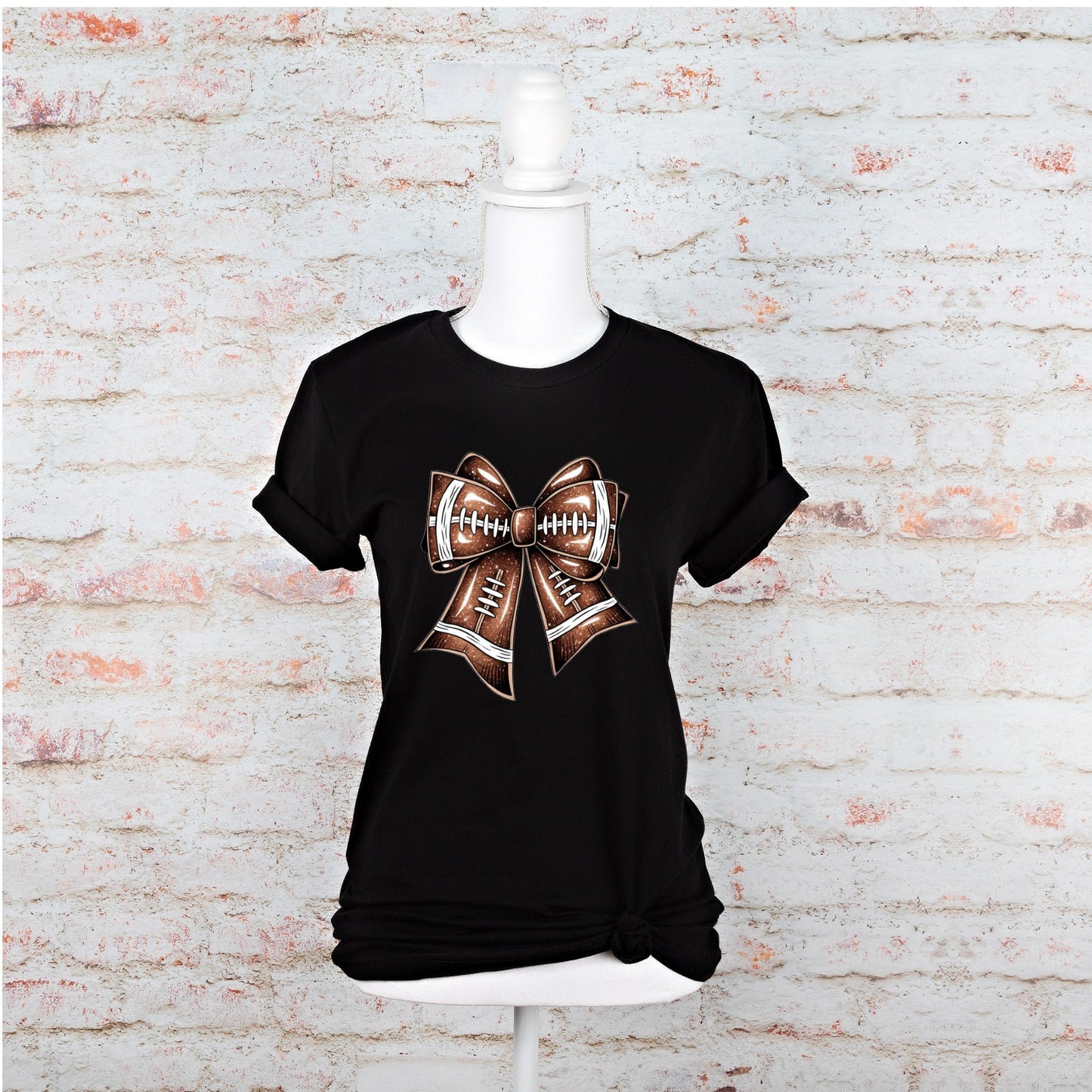 Football Bow T-shirt/Sweatshirt