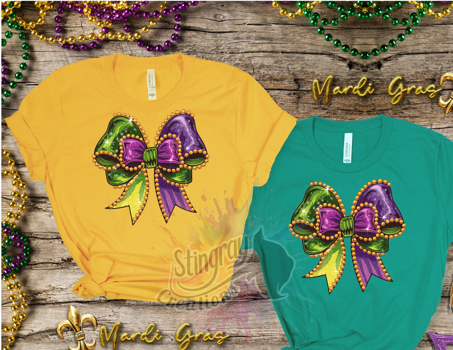 Mardi Gras Bow
