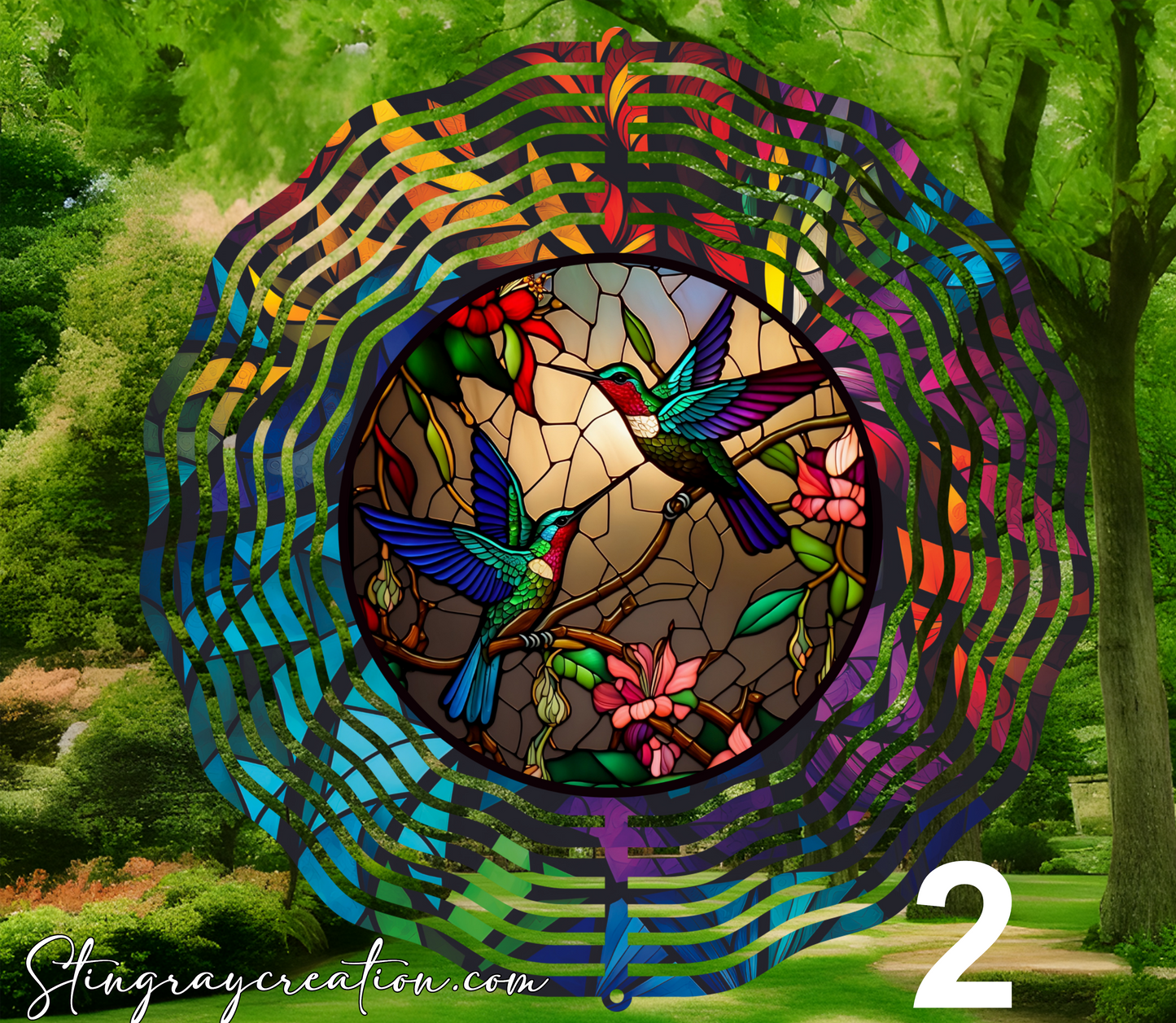 Hummingbird Wind Spinner
