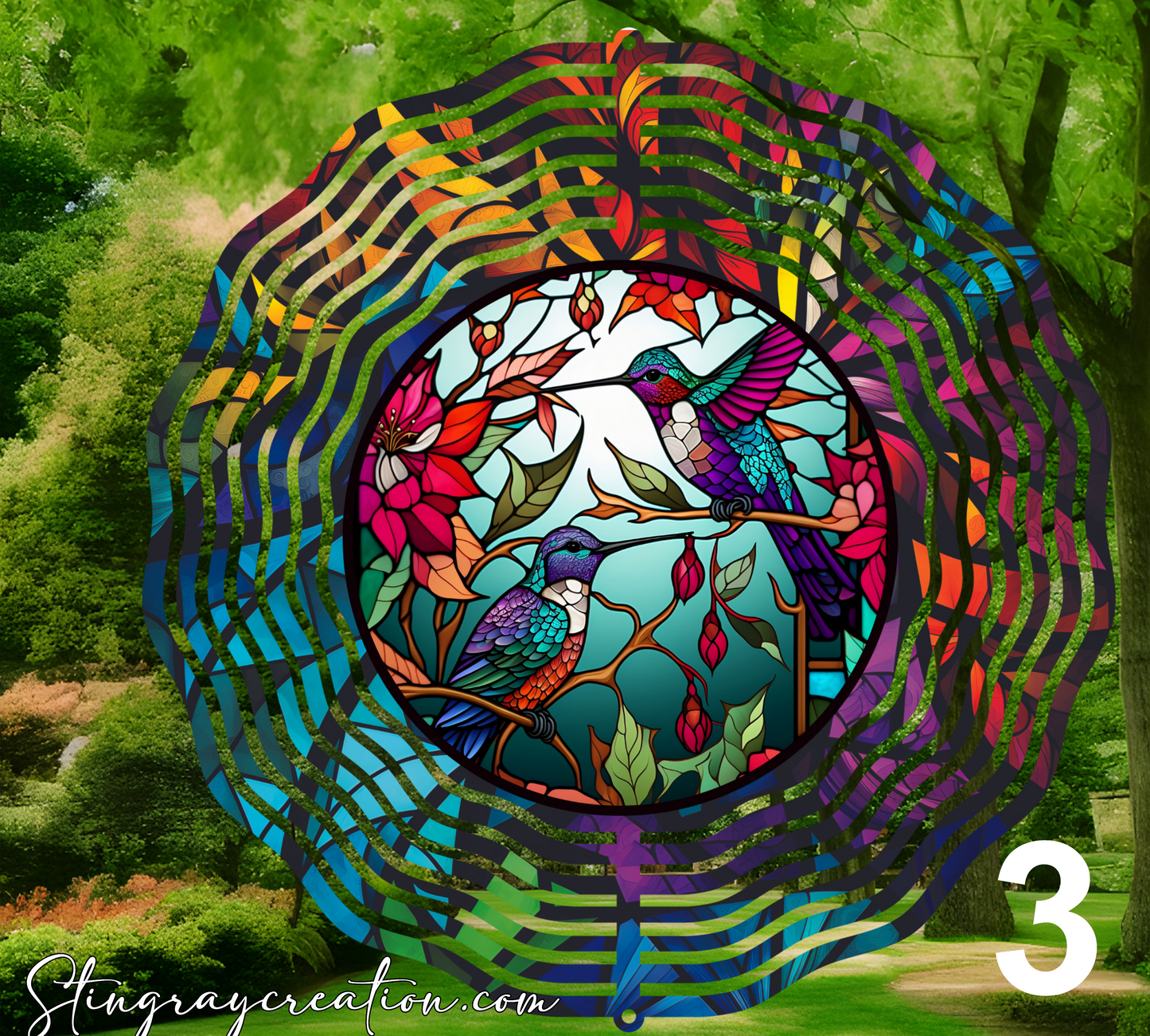 Hummingbird Wind Spinner