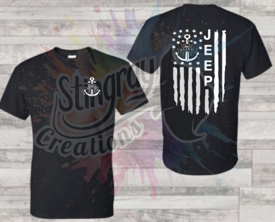 White ILM Jeepers Flag T-shirt