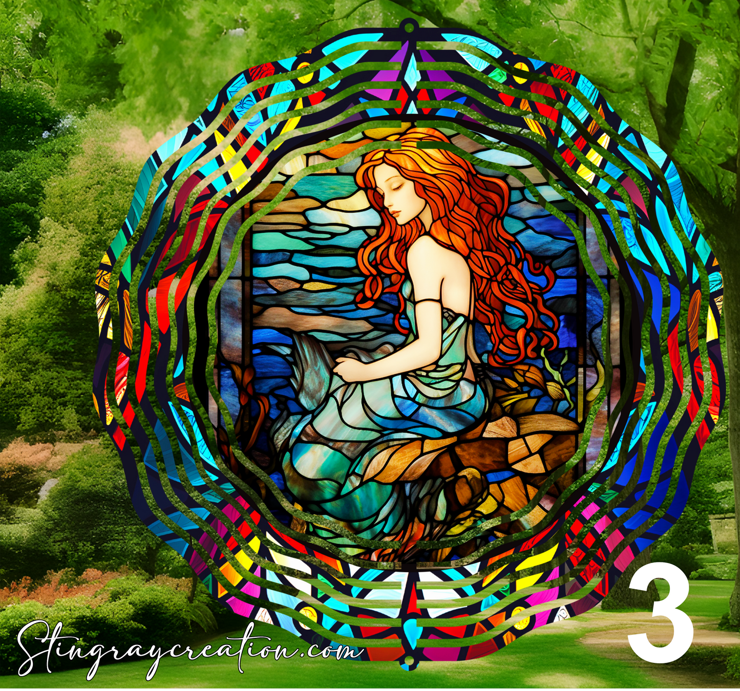 Mermaid Wind Spinner
