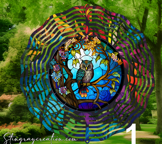 Owl Wind Spinner