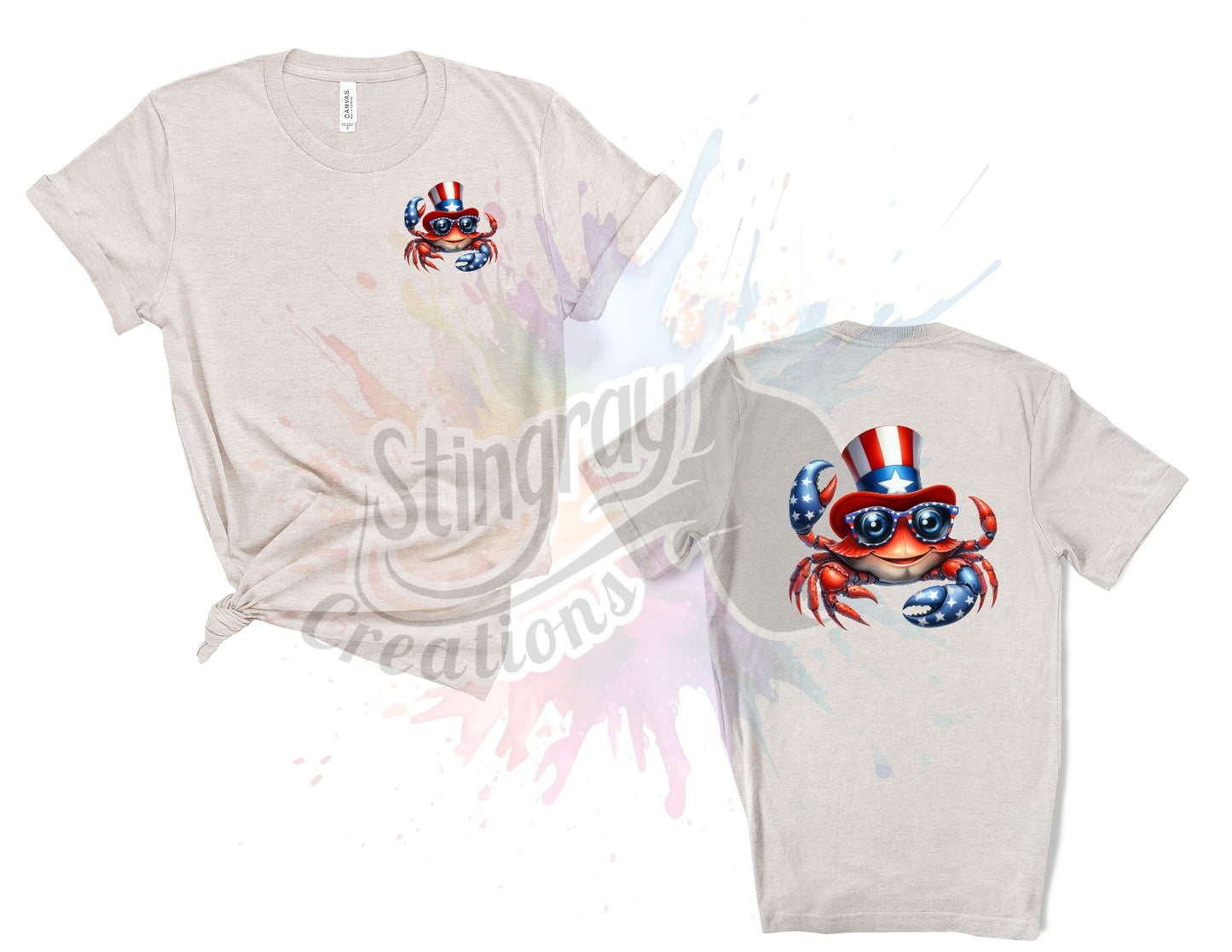 Patriotic Crab T-shirt/Sweatshirt