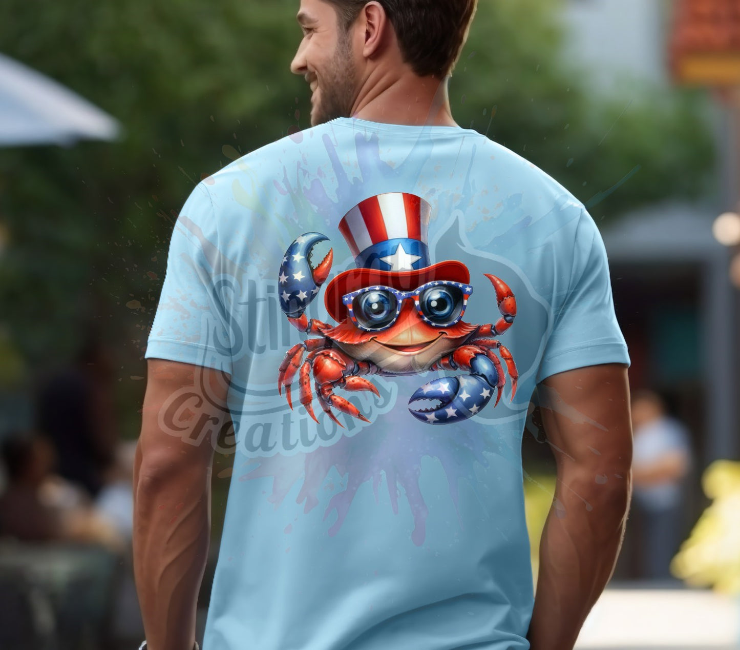Patriotic Crab T-shirt/Sweatshirt