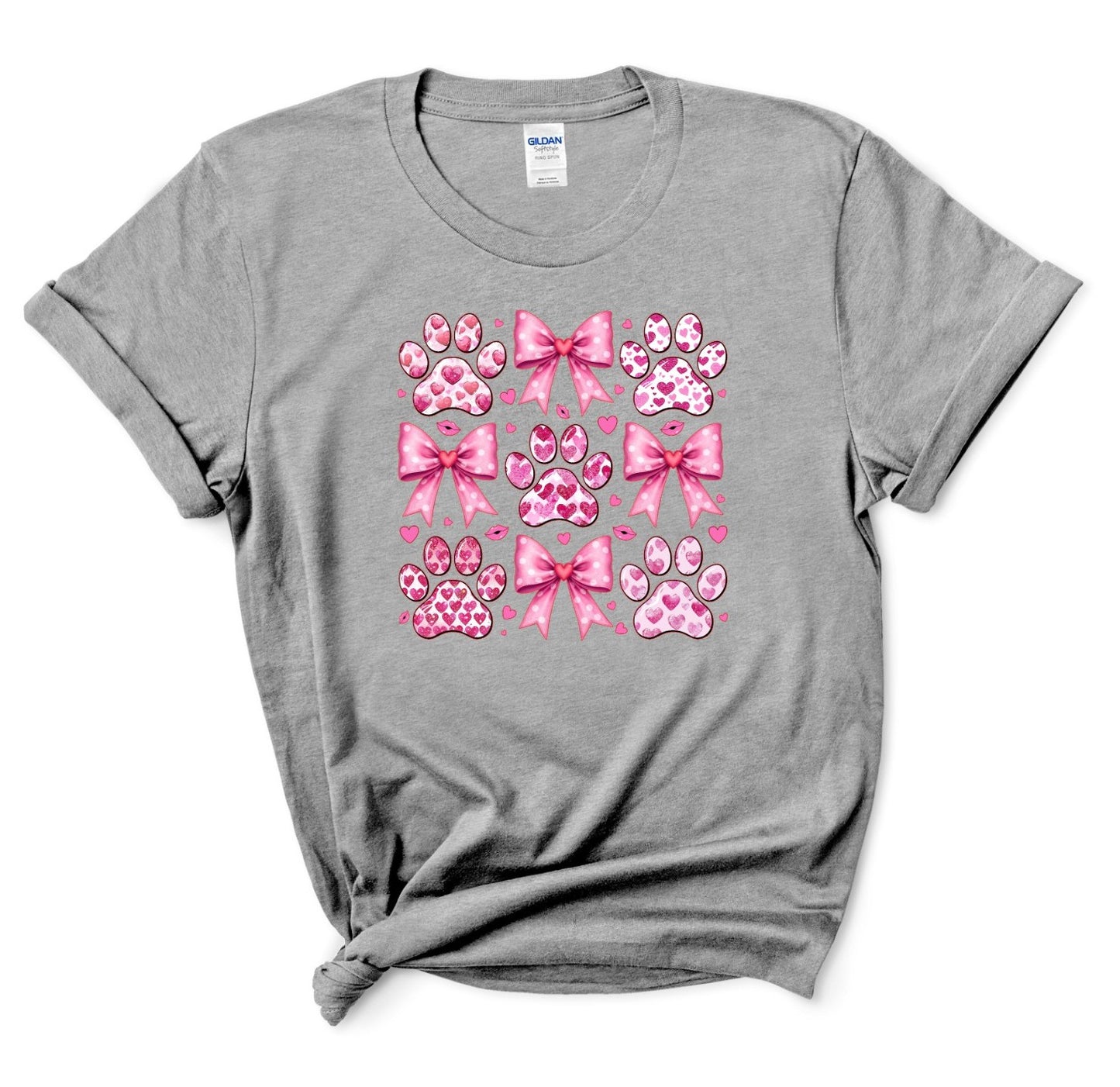 Valentines Paw Print T-shirt/Sweatshirt