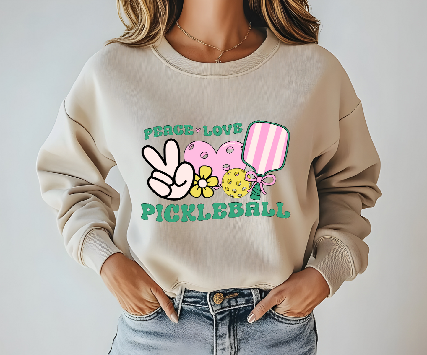 Peace Love Pickleball T-shirt/Sweatshirt