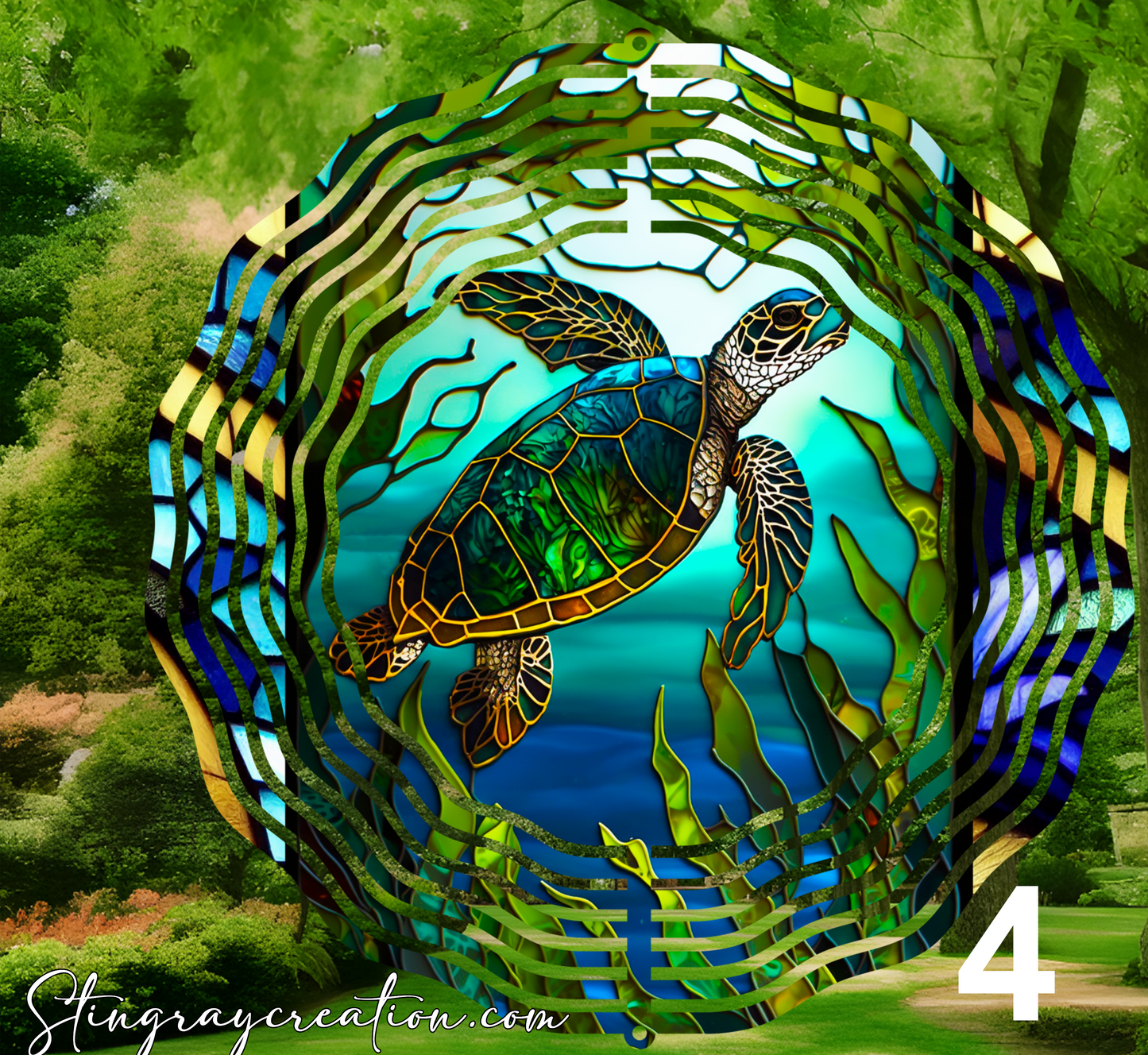 Sea Turtle Wind Spinner