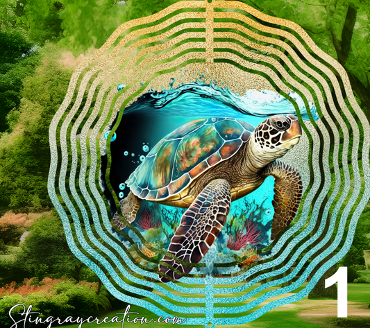 Sea Turtle Wind Spinner