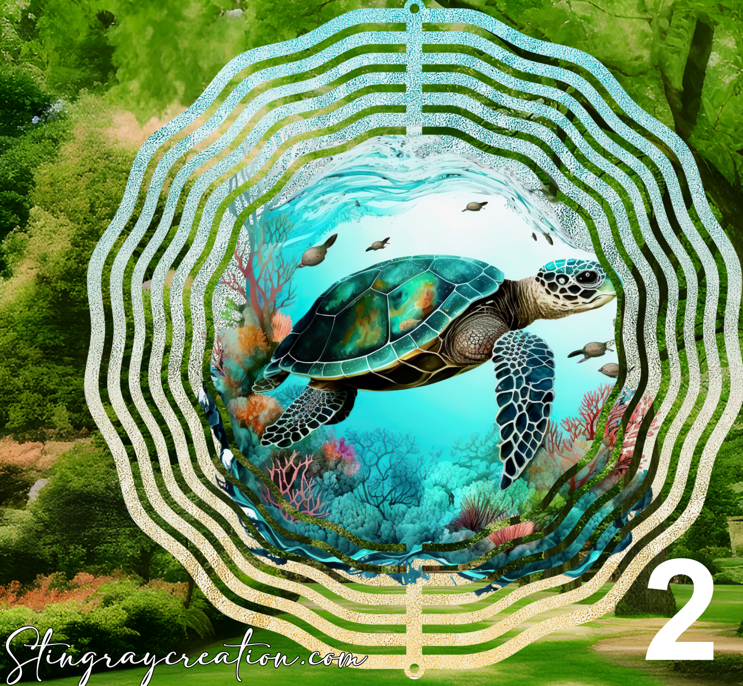 Sea Turtle Wind Spinner