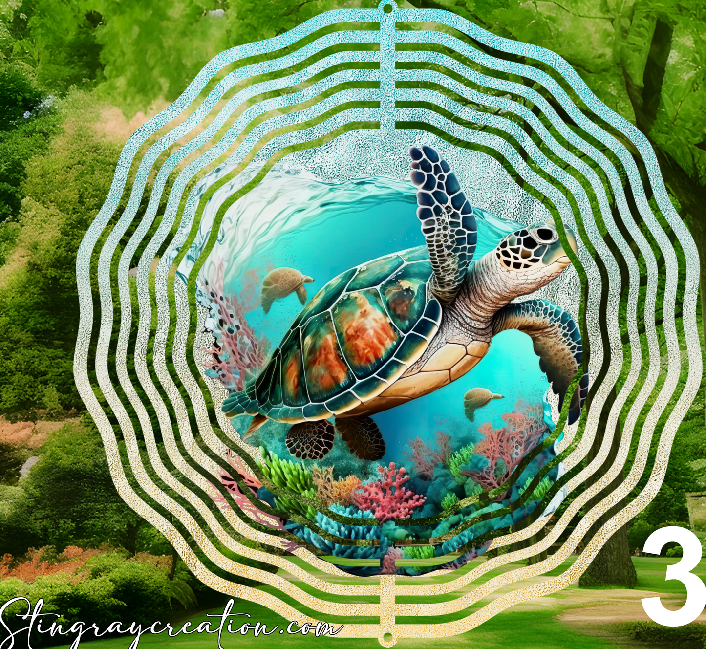 Sea Turtle Wind Spinner