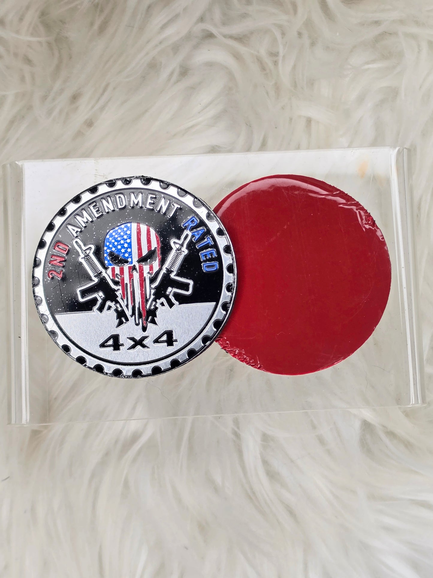 2nd Amendment Rated badge, 4x4 off road badge, patriotic Jeep badge, American flag skull emblem, Jeep accessory, truck emblem, off road vehicle badge, custom Jeep badge, overland accessory, Jeep customization, patriotic truck accessory, metal vehicle emblem, off road gift, Jeep gift idea, rugged vehicle badge, automotive emblem, 4x4 accessory, custom truck badge, Jeep exterior accessory, off road enthusiast gift.