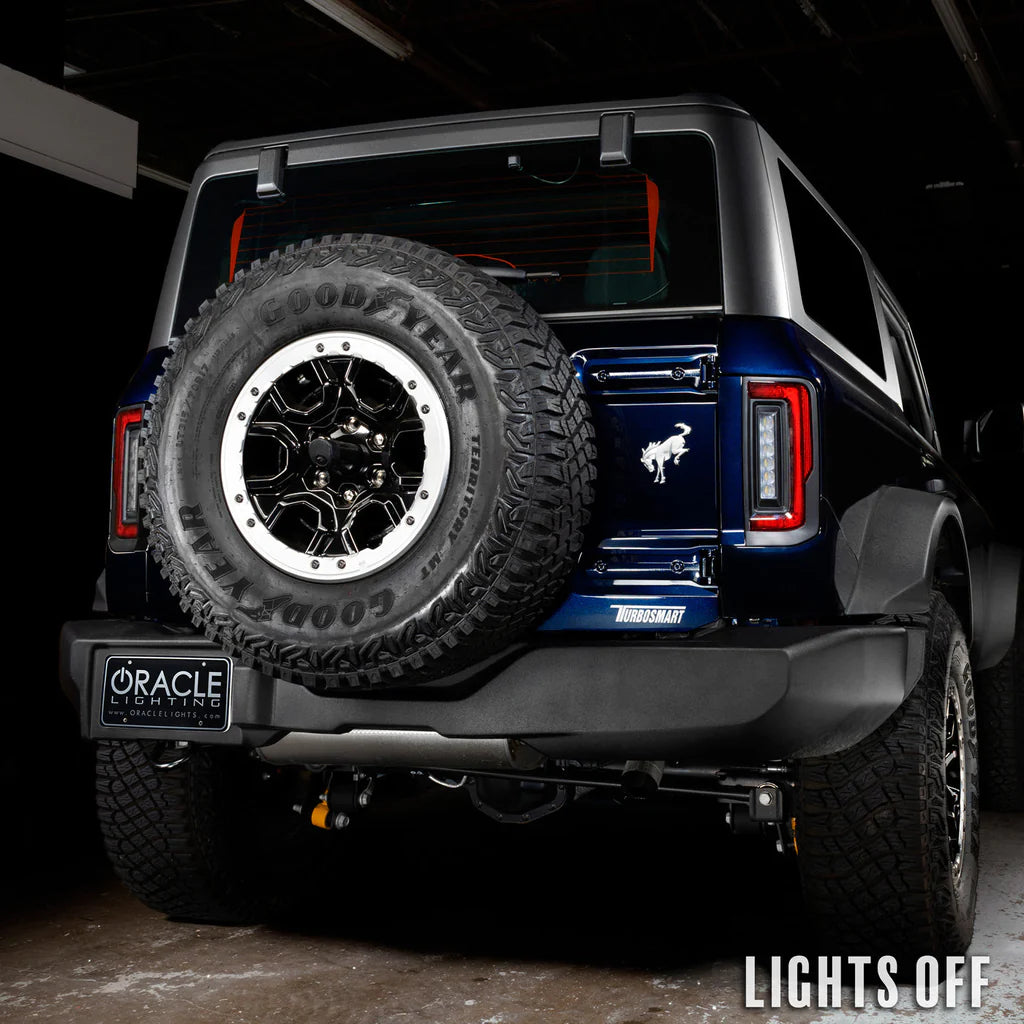 ORACLE LIGHTING FLUSH STYLE (LENSLESS) LED TAIL LIGHTS FOR 2021-2024 FORD BRONCO