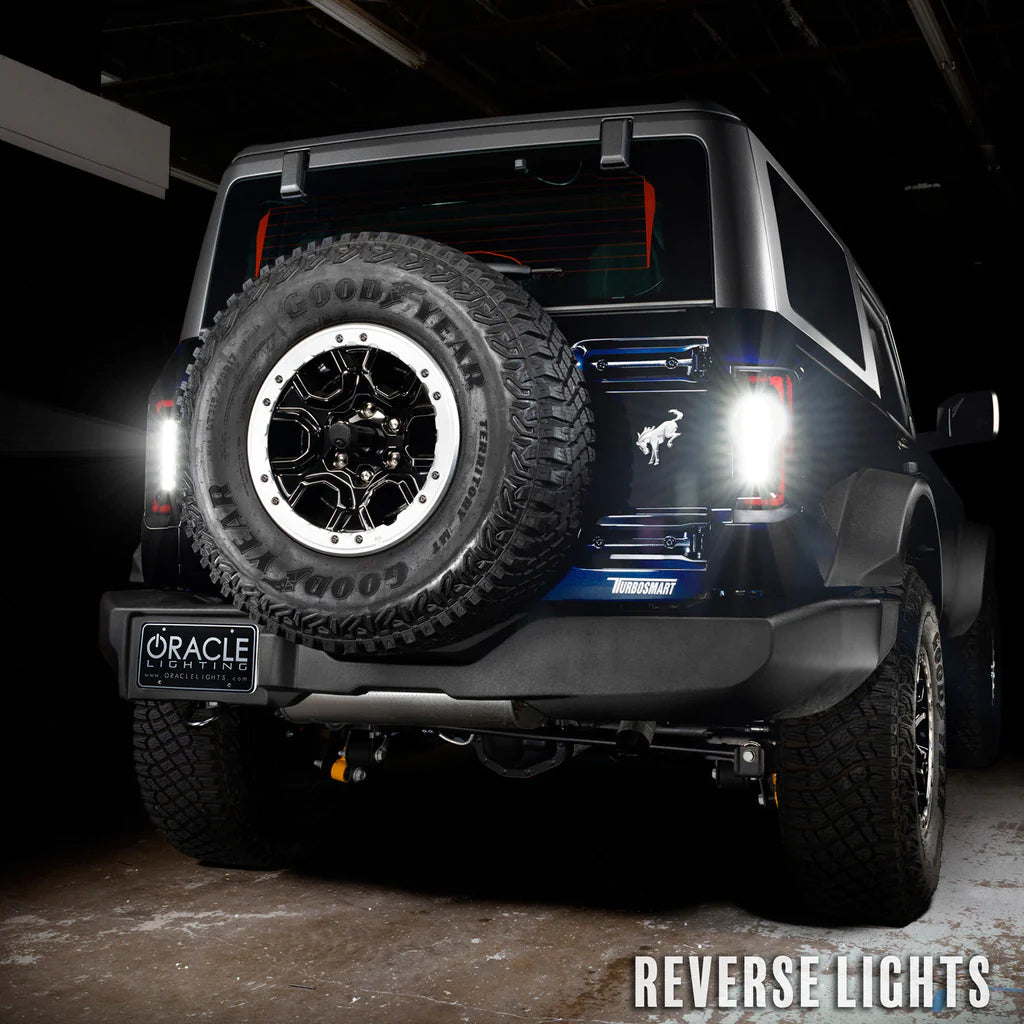 ORACLE LIGHTING FLUSH STYLE (LENSLESS) LED TAIL LIGHTS FOR 2021-2024 FORD BRONCO