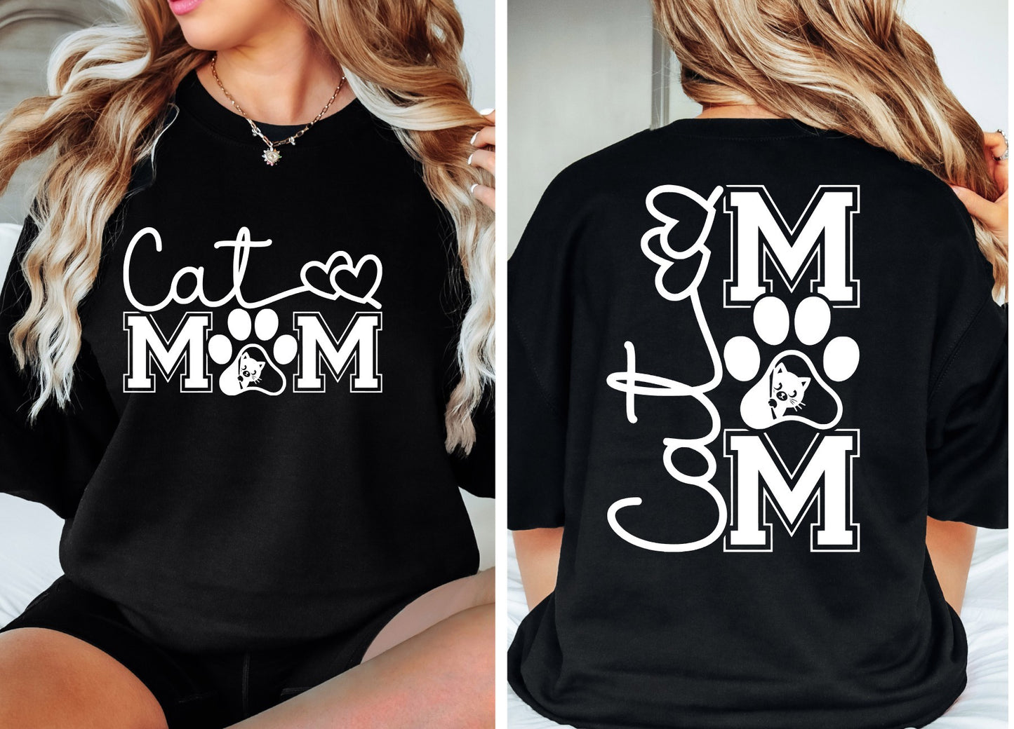 Cat mom T-shirt/Sweatshirt