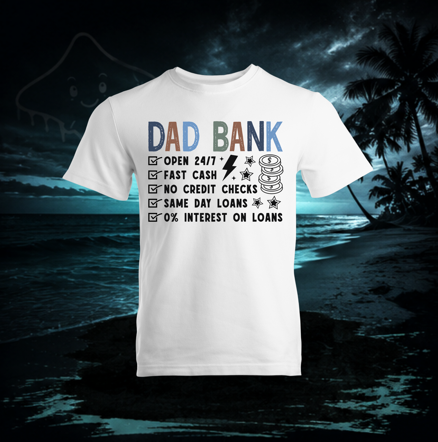 Funny Dad Bank Shirt | Father’s Day Graphic Tee for Dad