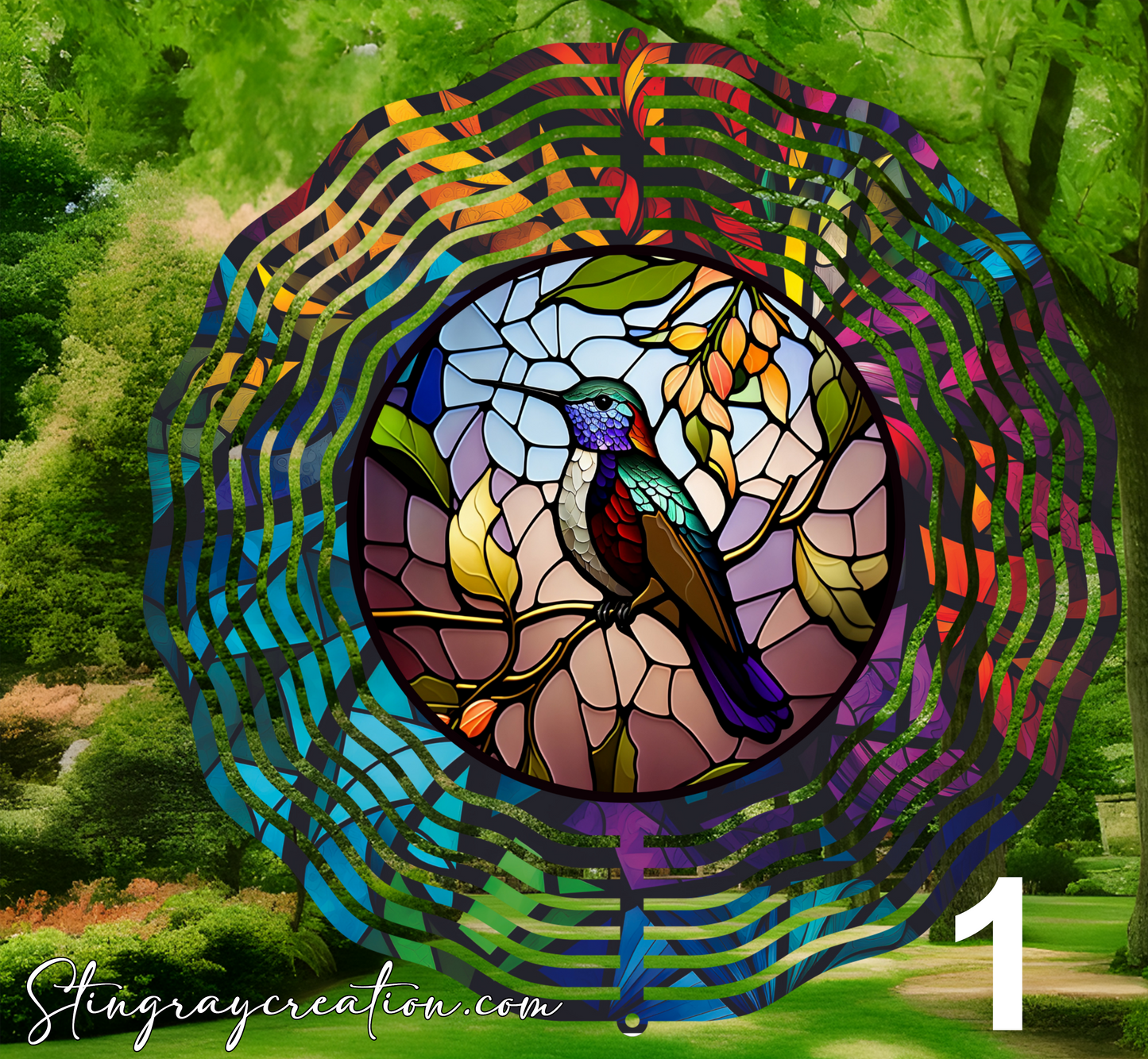 Hummingbird Wind Spinner