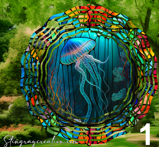Jellyfish Wind Spinner